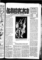 Liekki = canadan soumalaisten kaunokirjallinen viikkolehti, May 9, 1953