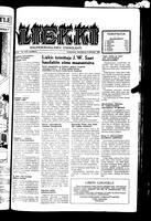 Liekki = canadan soumalaisten kaunokirjallinen viikkolehti, November 6, 1954