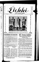 Liekki = canadan soumalaisten kaunokirjallinen viikkolehti, October 8, 1938