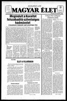 Magyar Elet, January 19, 1991