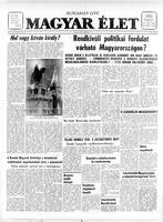 Magyar Elet, August 17, 1957