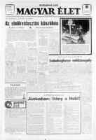 Magyar Elet, November 02, 1968