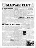 Magyar Elet, November 30, 1957