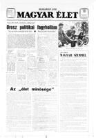 Magyar Elet, August 26, 1972