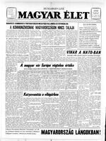 Magyar Elet, November 23, 1957