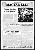 Magyar Elet, October 20, 1973