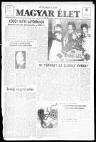 Magyar Elet, December 31, 1960
