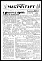 Magyar Elet, August 24, 1985