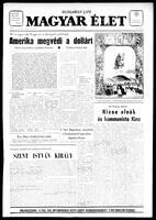 Magyar Elet, August 21, 1971