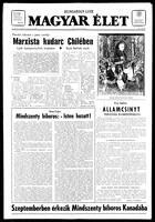 Magyar Elet, September 22, 1973