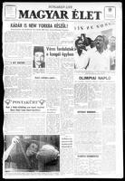 Magyar Elet, September 10, 1960