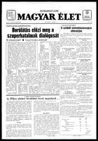 Magyar Elet, November 16, 1985