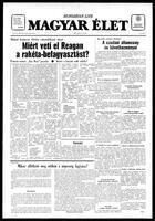 Magyar Elet, April 13, 1985