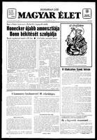 Magyar Elet, August 22, 1987