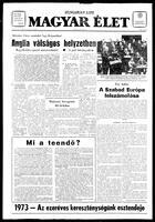 Magyar Elet, December 29, 1973