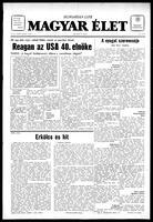 Magyar Elet, January 31, 1981
