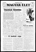 Magyar Elet, July 14, 1973