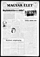 Magyar Elet, May 15, 1971
