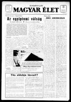 Magyar Elet, May 22, 1971
