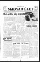 Magyar Elet, June 28, 1969