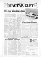 Magyar Elet, May 11, 1968