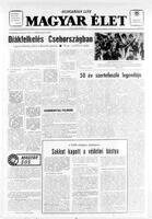 Magyar Elet, November 16, 1968