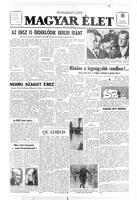Magyar Elet, September 02, 1961