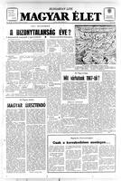 Magyar Elet, December 31, 1966