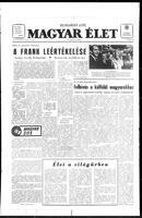 Magyar Elet, August 16, 1969