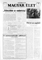 Magyar Elet, October 31, 1970