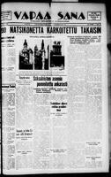 Vapaa Sana, September 21, 1940