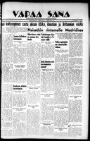 Vapaa Sana, October 14, 1936