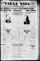 Vapaa Sana, October 28, 1939