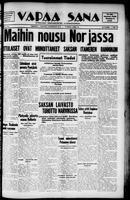 Vapaa Sana, April 16, 1940