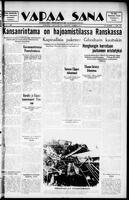 Vapaa Sana, January 15, 1938