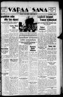 Vapaa Sana, August 24, 1938