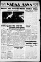 Vapaa Sana, March 16, 1946