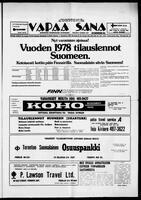 Vapaa Sana, December 22, 1977