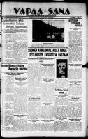 Vapaa Sana, October 30, 1937