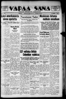 Vapaa Sana, October 23, 1941