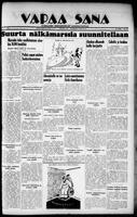 Vapaa Sana, June 26, 1935