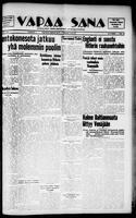 Vapaa Sana, July 23, 1940