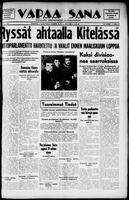 Vapaa Sana, January 27, 1940