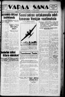 Vapaa Sana, October 14, 1939