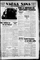 Vapaa Sana, January 29, 1946