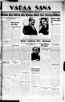 Vapaa Sana, February 13, 1937