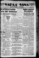 Vapaa Sana, September 23, 1941