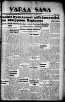 Vapaa Sana, July 03, 1935