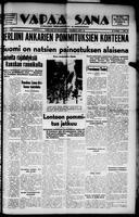 Vapaa Sana, September 26, 1940