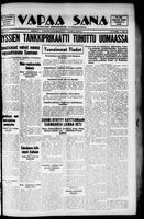 Vapaa Sana, March 05, 1940
